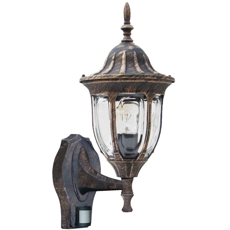 Rábalux - kültéri lámpa érzékelővel 1xE27/60W/230V (69920)