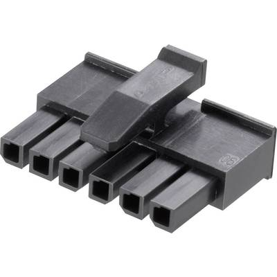 TE Connectivity Hüvelyház kábel Micro-MATE-N-LOK Pólusok száma 4 Raszterméret: 3 mm 1445022-4 1 db (1445022-4)