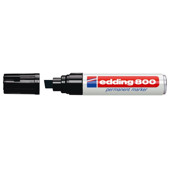 Edding 800 4-12mm Alkoholos marker - Fekete (7580085001)