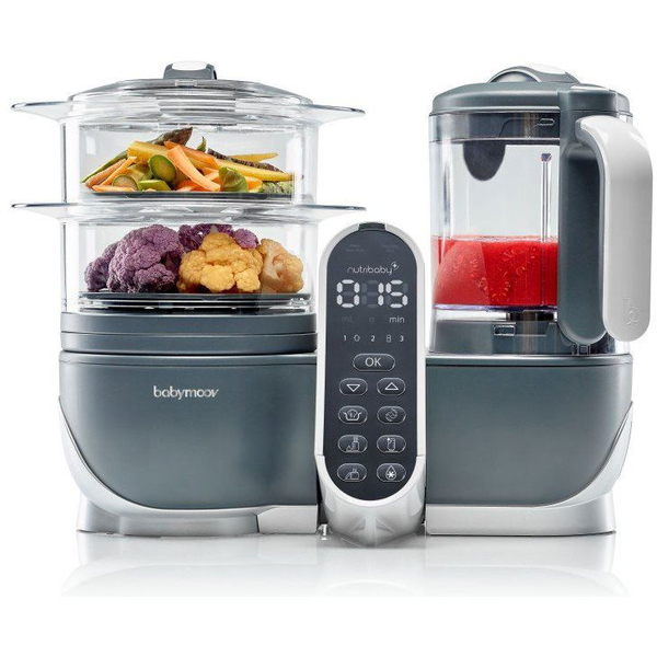 Robot De Cocina 5 En 1 Nutribaby+ 2200 Ml Gris Babymoov