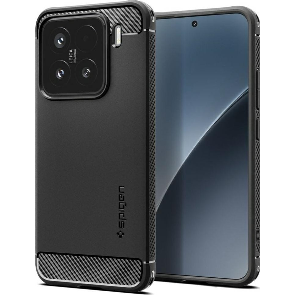 Spigen Rugged Armor Xiaomi 15 Szilikon Tok - Fekete (8809971236829-ACS08859)
