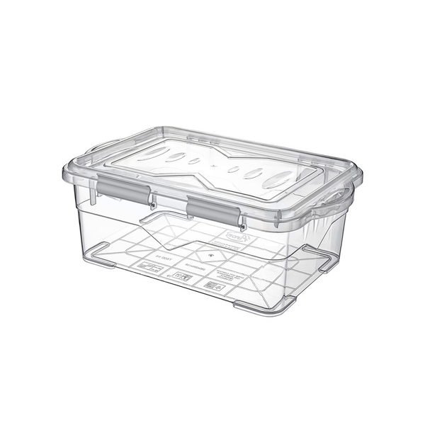 Titiz AP-9364 Műanyag Ételtároló doboz tetővel 7,5L - Átlátszó