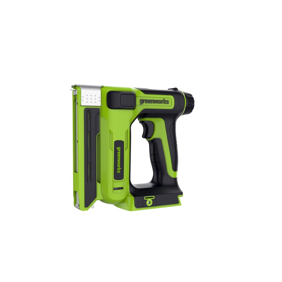 Greenworks G24CS10 24V Akkumulátoros tűzőgép - Zöld (Akku és töltő nélkül) (3400107)