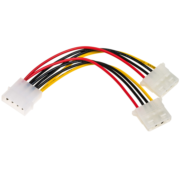Akyga AK-CA-15 Molex -> 2x Molex Y-tápkábel
