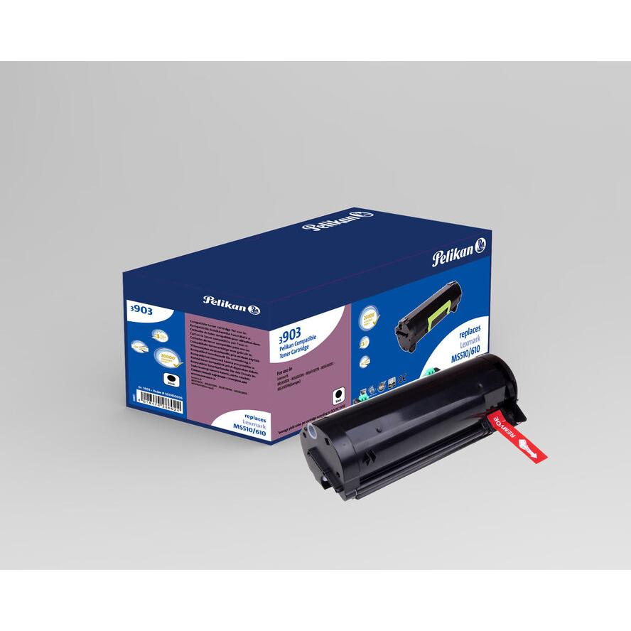 Съвместима тонер касета Pelikan за Lexmark 50F2U00, черна