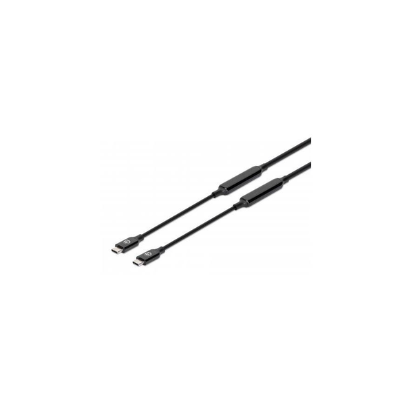 Manhattan 355964 USB-kabel USB 3.2 Gen 2 (3.1 Gen 2) 3 m USB C Zwart