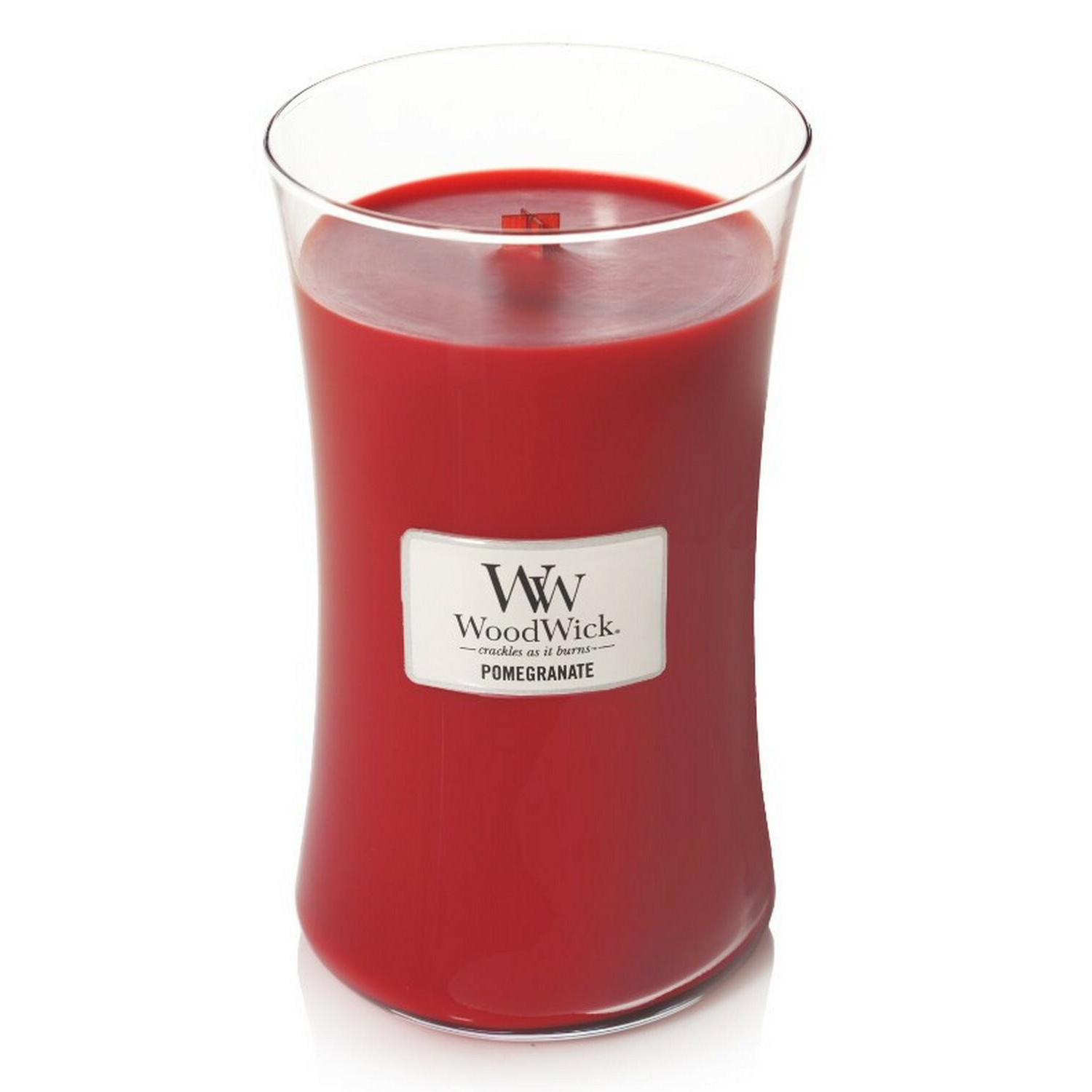 WoodWick Pomegranate - Friss gyümölcsös kert Illatgyertya 610g - Bordó (1725417E)