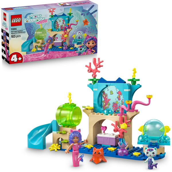 LEGO GABBYS DOLLHOUSE MOVIE GABBY'S MERMAID AQUARIUM ADVENTURES 11204