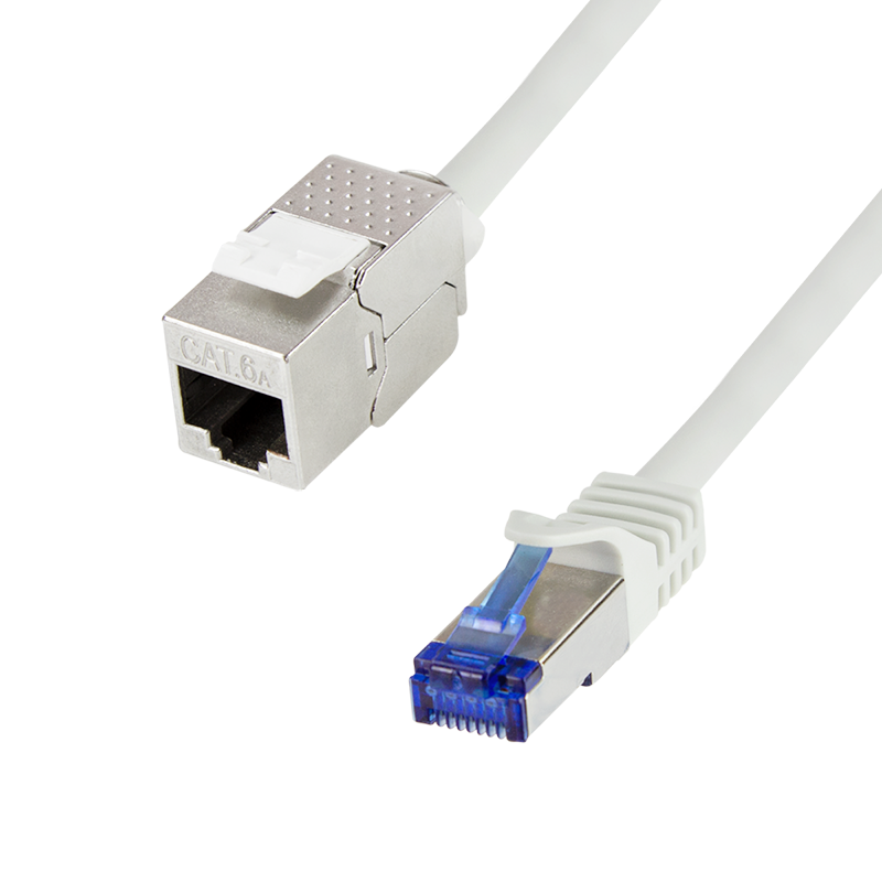 Logilink Konszolidációs patch kábel, Cat.6A, S/FTP, szürke, 3 m (CC5062S) (CC5062S)