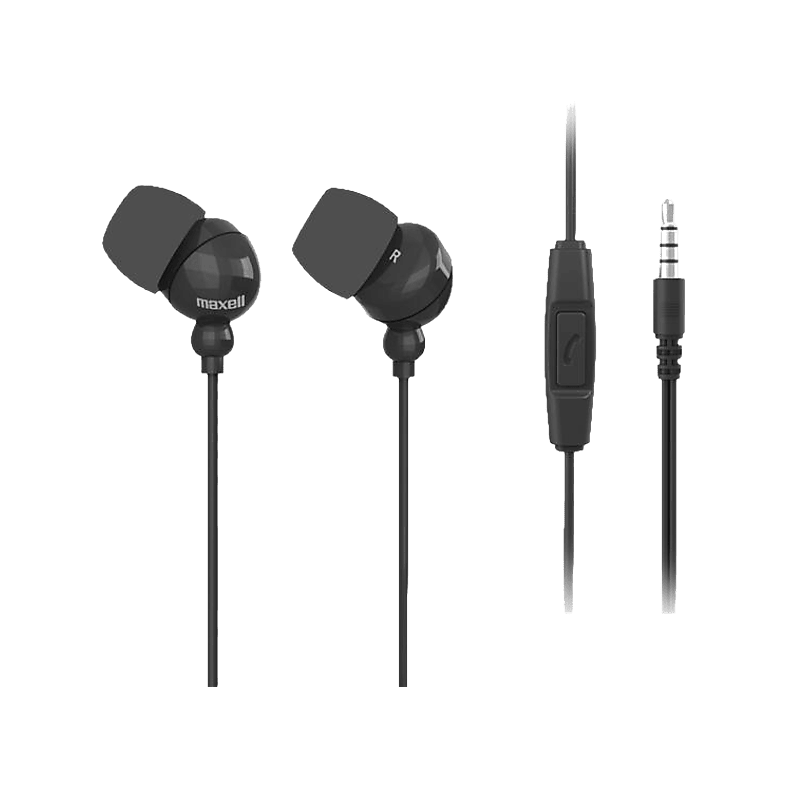 Maxell Plugz Vezetékes Headset - Fekete (303759.01.CN)