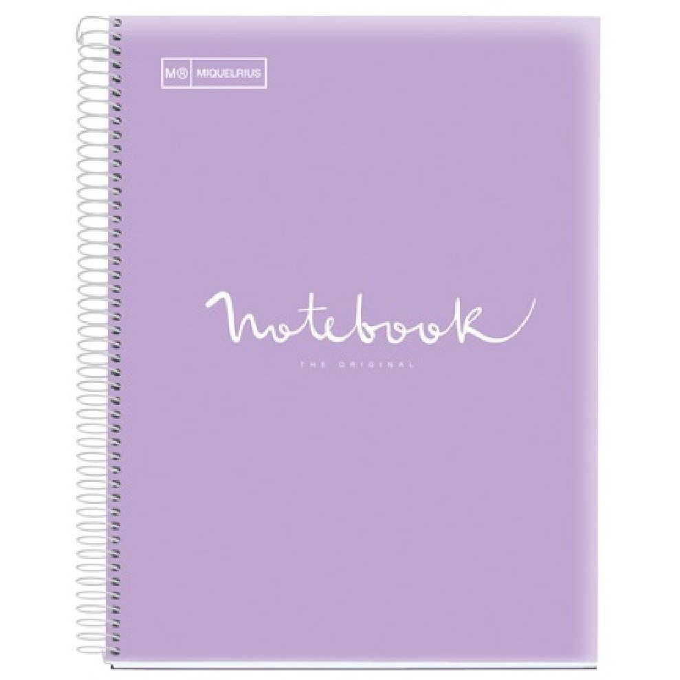 Miquelrius Emotions 120 lapos A5 kockás spirálfüzet - Levendula (A152295627)
