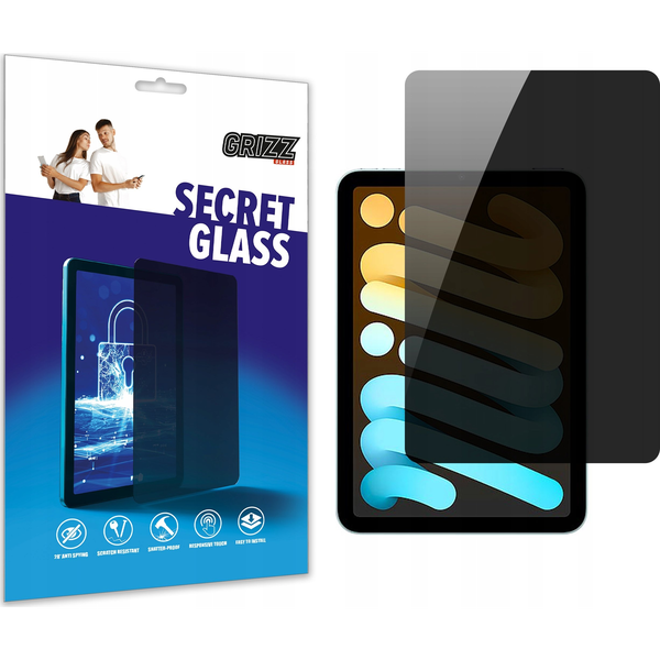 Filtr GrizzGlass Szkło prywatyzujące GrizzGlass SecretGlass do Apple iPad mini 2024