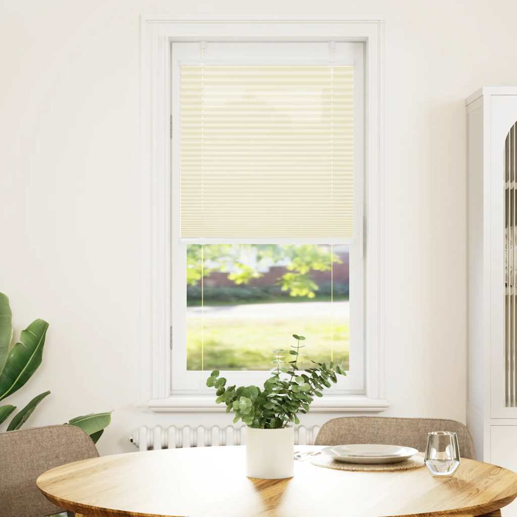 pliszírozott redőny krém 55x100 cm szövetszélesség 54,4 cm (4015270)
