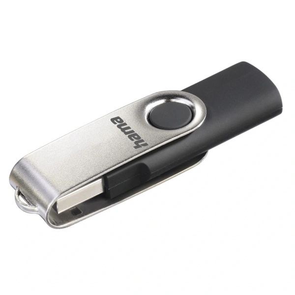 Hama Rotate USB 2.0 32GB USB-nøgle USB Type-A Sort