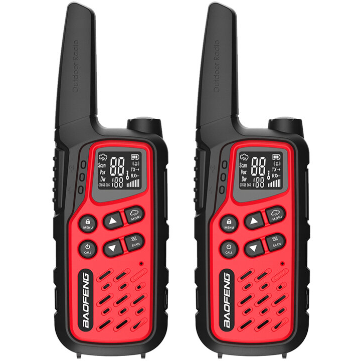 Baofeng BF-T25E Walkie Talkie - Piros (5904921481878)