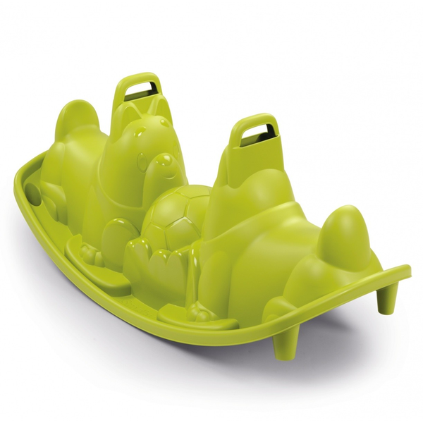 Smoby Hojdačka zelená Psík