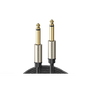 Ugreen 10636 аудио кабел 2 м 6.35mm Черен