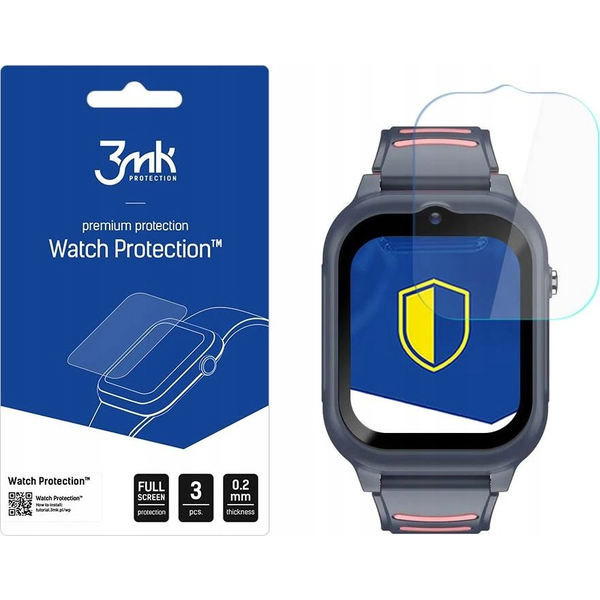 3mk Óra kijelző védőfólia FlexibleGlass hibrid üvegfólia 7H Forever GPS WIFI 4G Kids Look Me 2 KW-510
