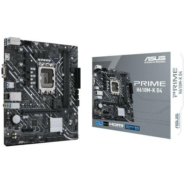 ASUS PRIME H610M-K D4 Intel H610 LGA 1700 micro ATX