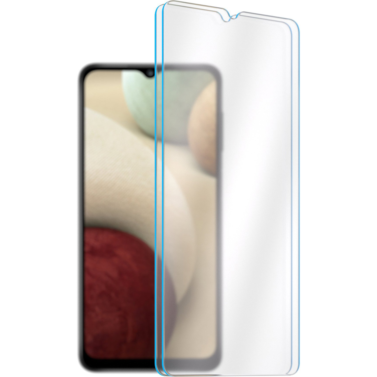 AlzaGuard Case Friendly Glass Samsung Galaxy A12 2.5D üvegfólia - 2db (AGD-TGC0105P2)