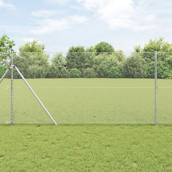 Hatszögletű kerítés Ezüst 1.2 x 100 m Horganyzott acél