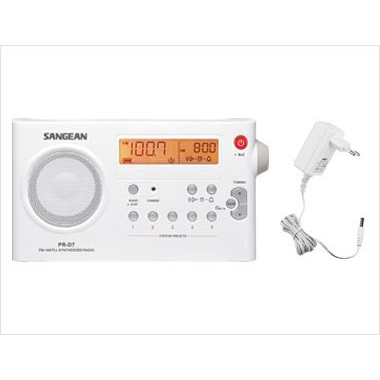 Sangean Package PR-D7 táskarádió fehér (Package PR-D7_WH)