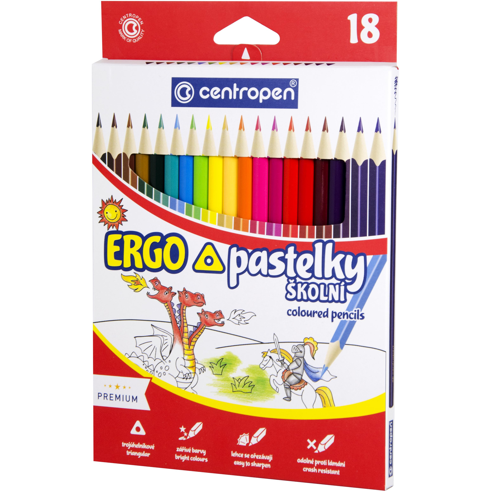 Centropen 9521, háromszögletű, 18 db (8595013647561)