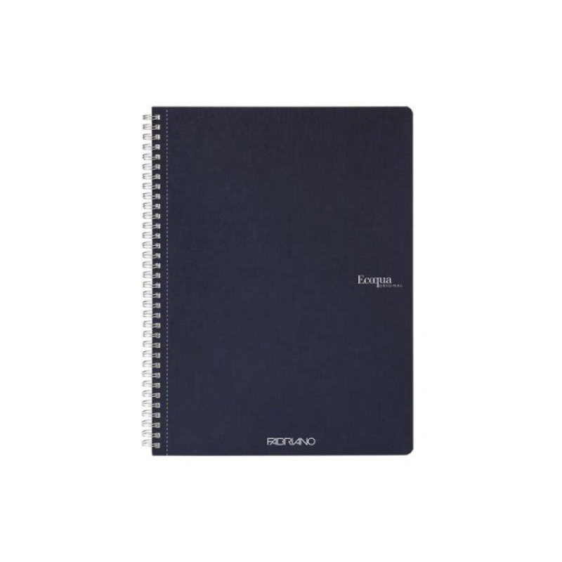 Fabriano Ecoqua 70 lapos A5 kockás spirálfüzet - Sötétkék (19148104)