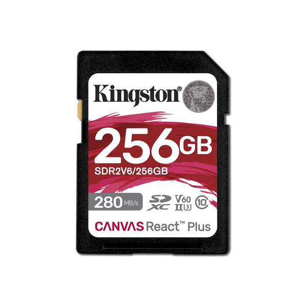 Kingston Technology Canvas React Plus 256 GB SDXC UHS-II Клас 10