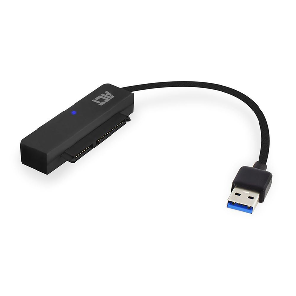 ACT AC1510 кабелен преобразувател мъжко/женско SATA USB Тип-A Черен