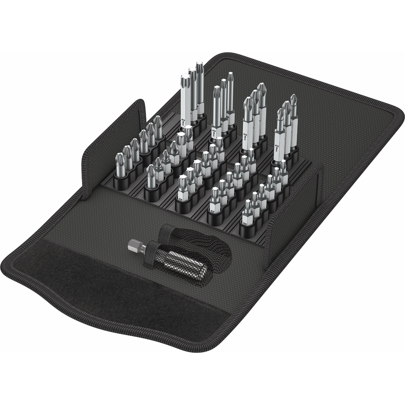 Wera Bit-Safe 43 Universal 1 05057450001 Bit készlet 43 részes Kereszthornyú Pozidriv, Kereszthornyú Phillips, TORX Torziós zóna (05057450001)