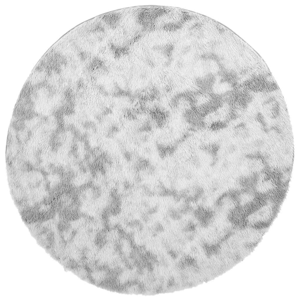 világosszürke hosszú szálú NAVARRA bozontos szőnyeg 100x100 cm (4102898)