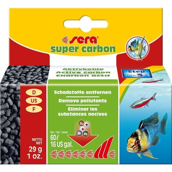 Sera Super carbon - węgiel aktywny 29 g
