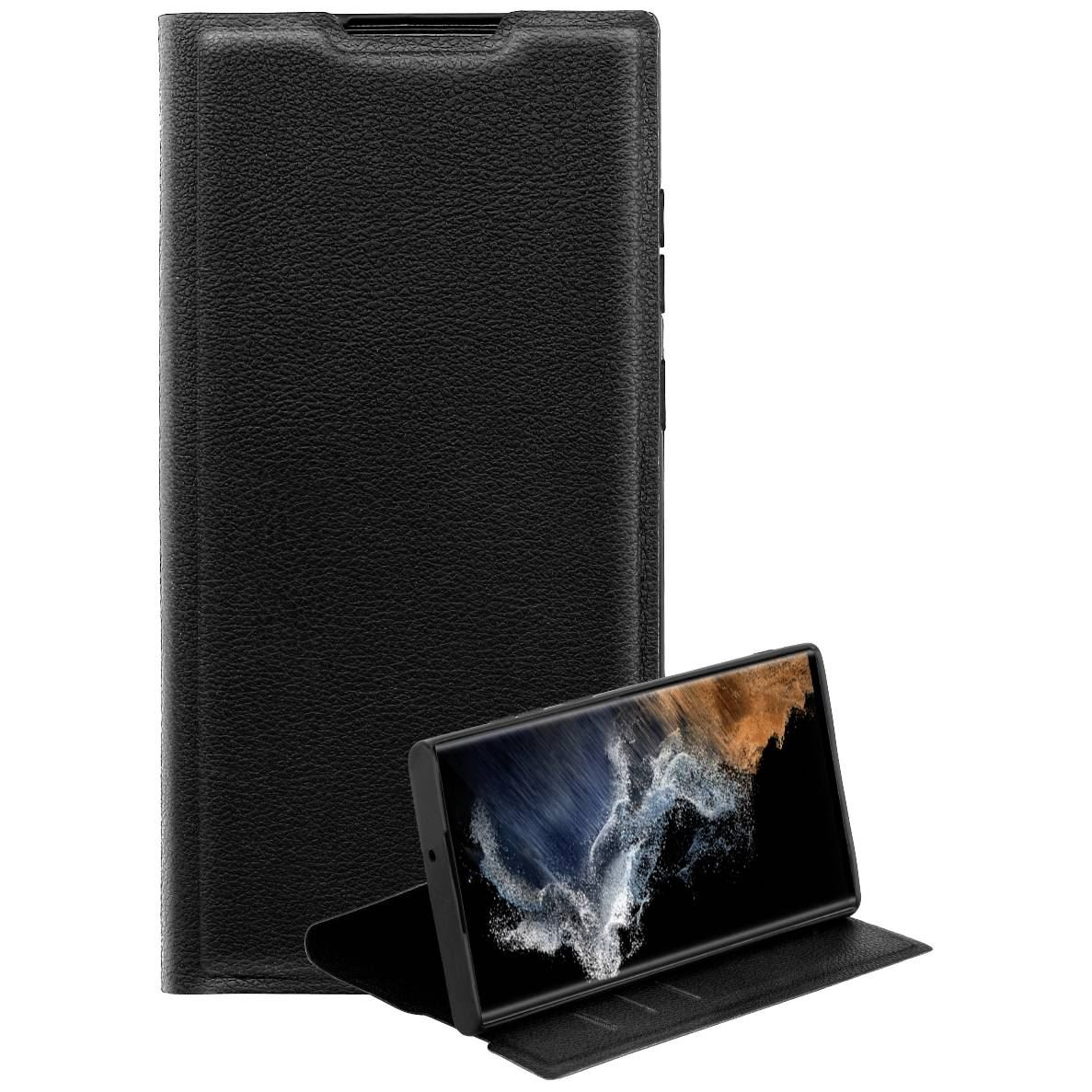 Vivanco Premium Booklet Samsung Galaxy S23 Ultra hátlap fekete (PWVVSGS23UBK) (PWVVSGS23UBK)