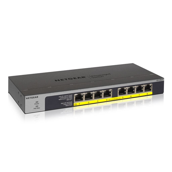 Netgear GS108LP-100EUS 1000Mbps 8 portos switch
