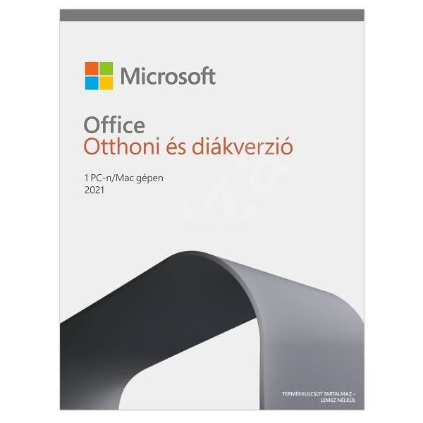 Microsoft Office 2021 Otthoni és Diákverzió irodai szoftver Elektronikus licenc (79G-05339) (79G-05339)