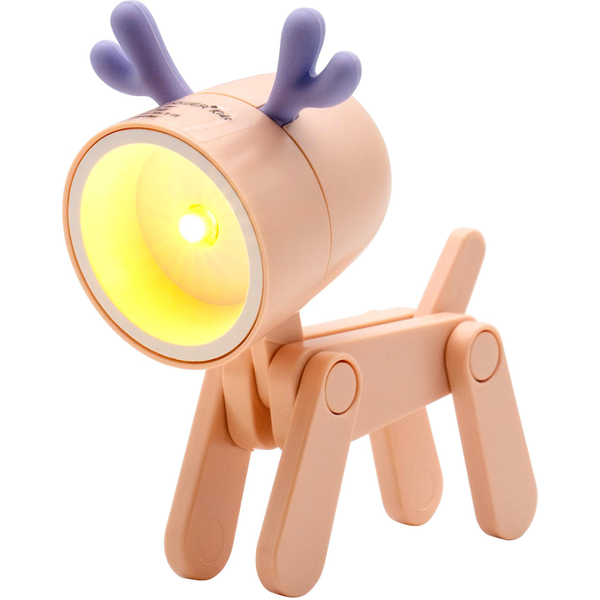 RealPower LED-Tier Taschenlampe Pink deer