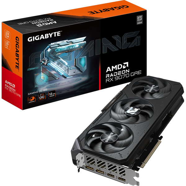 GIGABYTE Radeon RX 9070 GRE GAMING OC 12G AMD 12 GB GDDR6