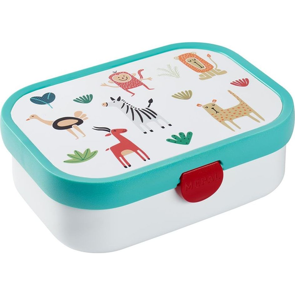 Otroška posoda za hrano lunch box živali 18x13xh6cm / abs