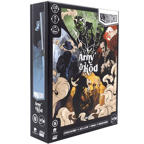 Asmodee Unmatched: Сянка и мъгла Стратегическа настолна игра за 2-4 играчи