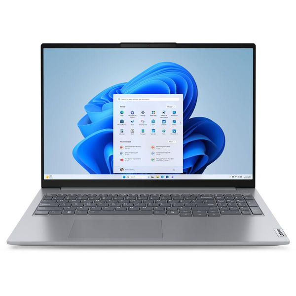 Lenovo ThinkBook 16 AMD Ryzen™ 5 7535HS Laptop 40,6 cm (16") WUXGA 8 GB DDR5-SDRAM 256 GB SSD Wi-Fi 6E (802.11ax) Windows 11 Pro Γκρι