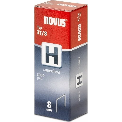 Novus Tools 042-0771 Finomhuzal kapcsok 37-es típus 5000 db Méret (H x Sz) 8 mm x 10.6 mm (NV042-0771)
