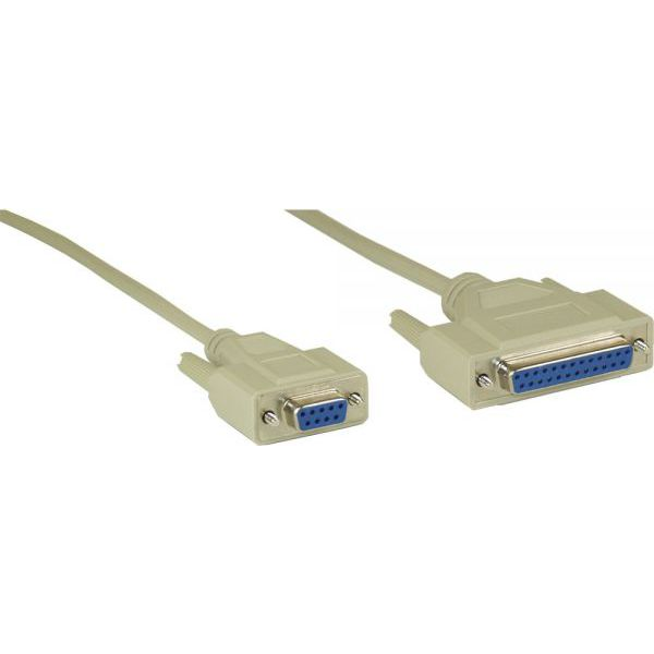 InLine 12122 sériový kábel Béžová 2 m