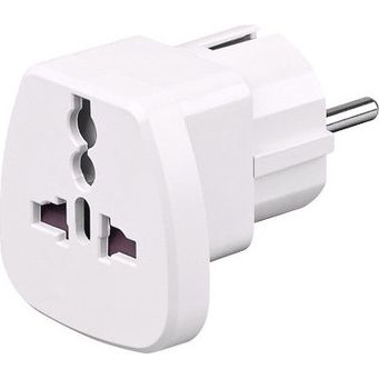 Microconnect PETRAVEL strømstik adapter Universel Hvid