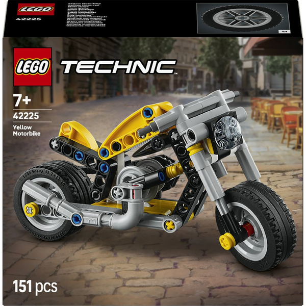 LEGO Technic 42225 Žltý motocykel