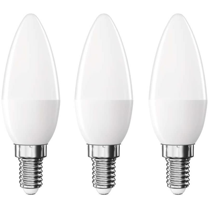 EMOS Classic gyertya, E14, 4,2 W (40 W), 470 lm, meleg fehér - 3 db (1525731237)