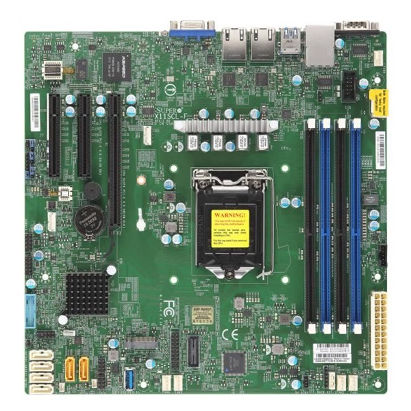 SUPERMICRO Alaplap MicroATX MBD-X11SCL-F