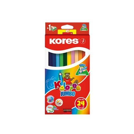Kores Kolores Jumbo színes ceruza készlet 24 különböző szín (93524) (kor93524)
