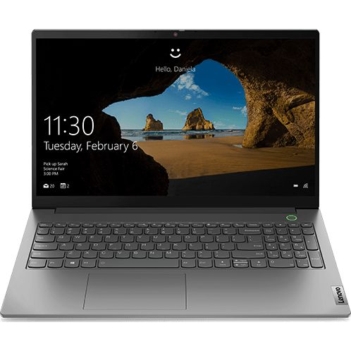 Lenovo ThinkBook 15 AMD Ryzen™ 7 4700U Laptop 39,6 cm (15.6") Full HD 16 GB DDR4-SDRAM 512 GB SSD Wi-Fi 6 (802.11ax) Windows 10 Pro Šedá