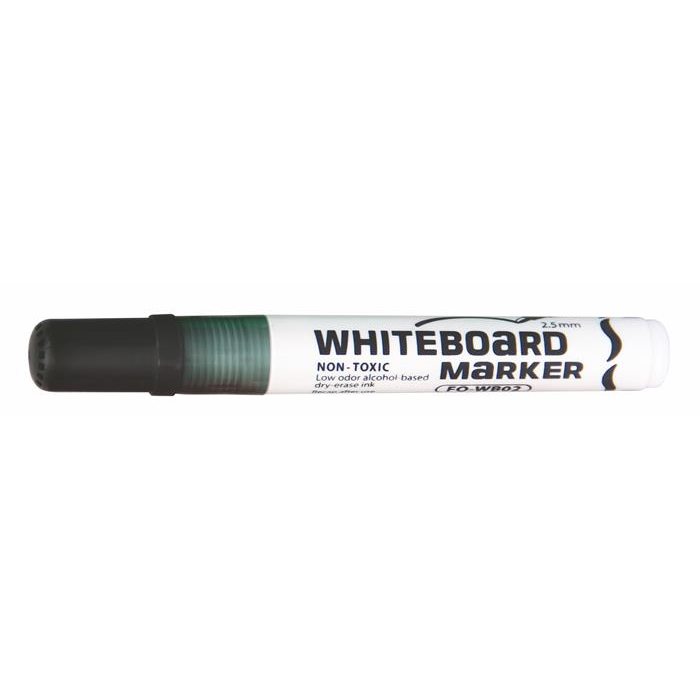 Flexoffice WB02 2.5mm Táblamarker - Fekete (OW-8869/OW-8880)